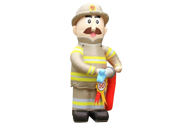 Brandweerman pop blikvanger